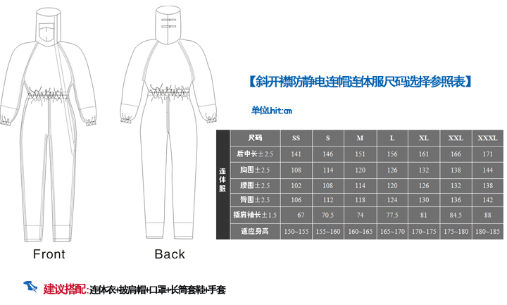 防靜電連體服